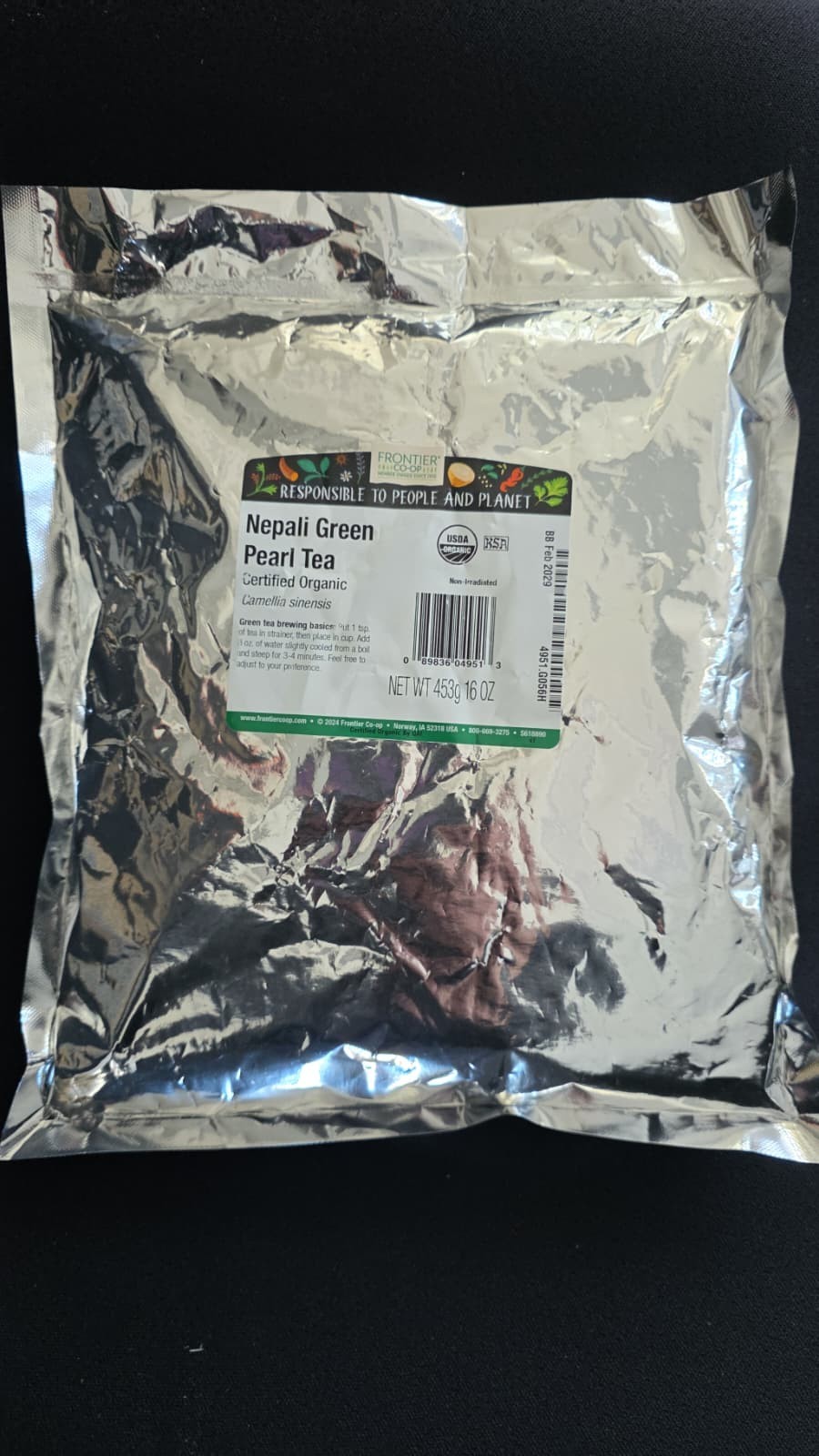 Organic Green Tea NEPALÍ Loose Leaf 1 lb – Natural Herbal Tea Bulk