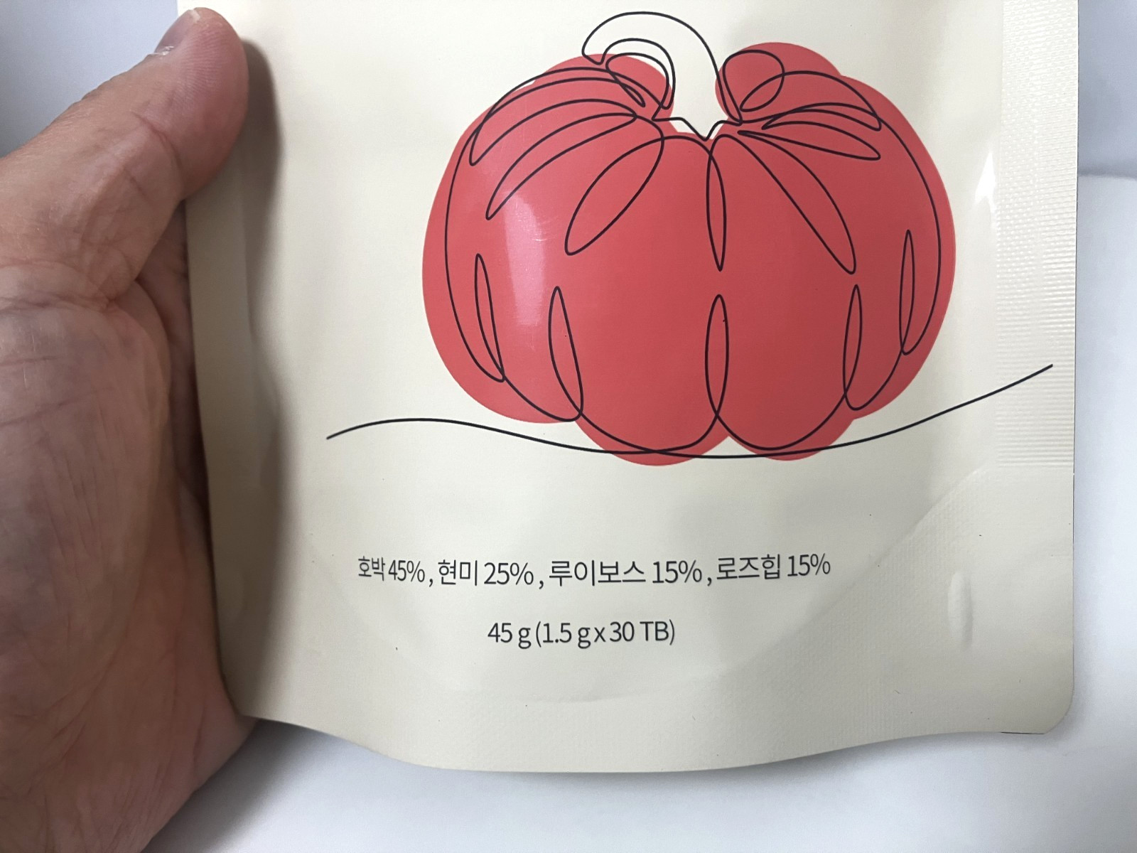 Talk to Her Pumpkin Brown Rice Rooibos Rose hip Complex Tea 3EA (90 Teabags)