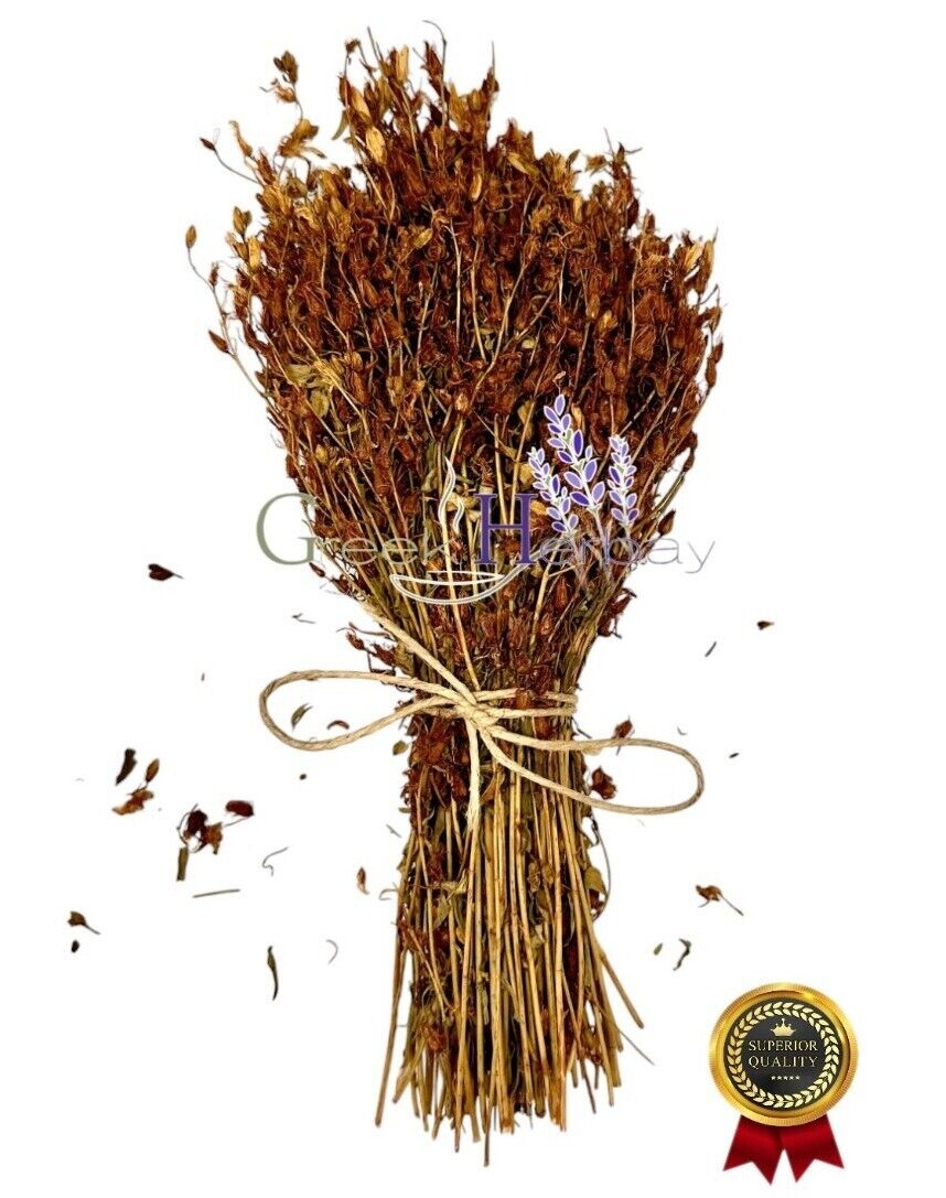 Greek St. John’s Wort Herbal Tea Whole Bunch 20g-4.9kg Hypericum Perforatum