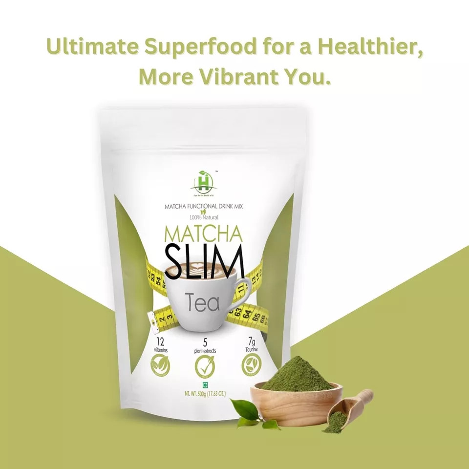 Matcha Slim Green Tea (500gm) Weight Management High In Antioxidants Detoxifying