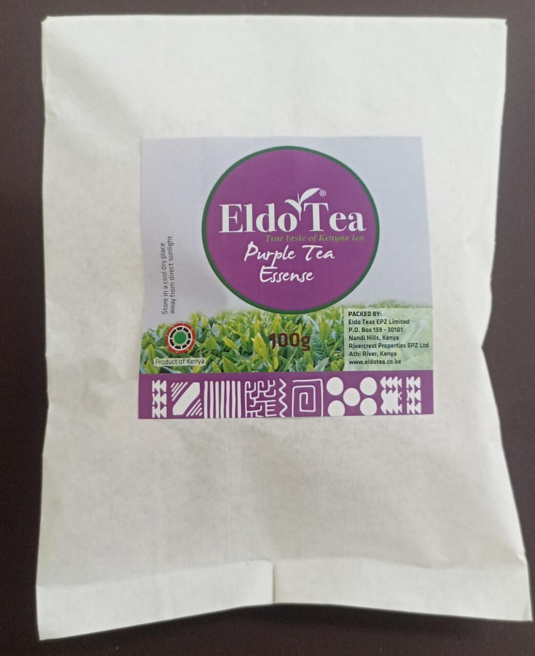 Purple Essence Tea Loose Leaf KENYA Organic Premium Specialty Nandi EXP MAY 2028