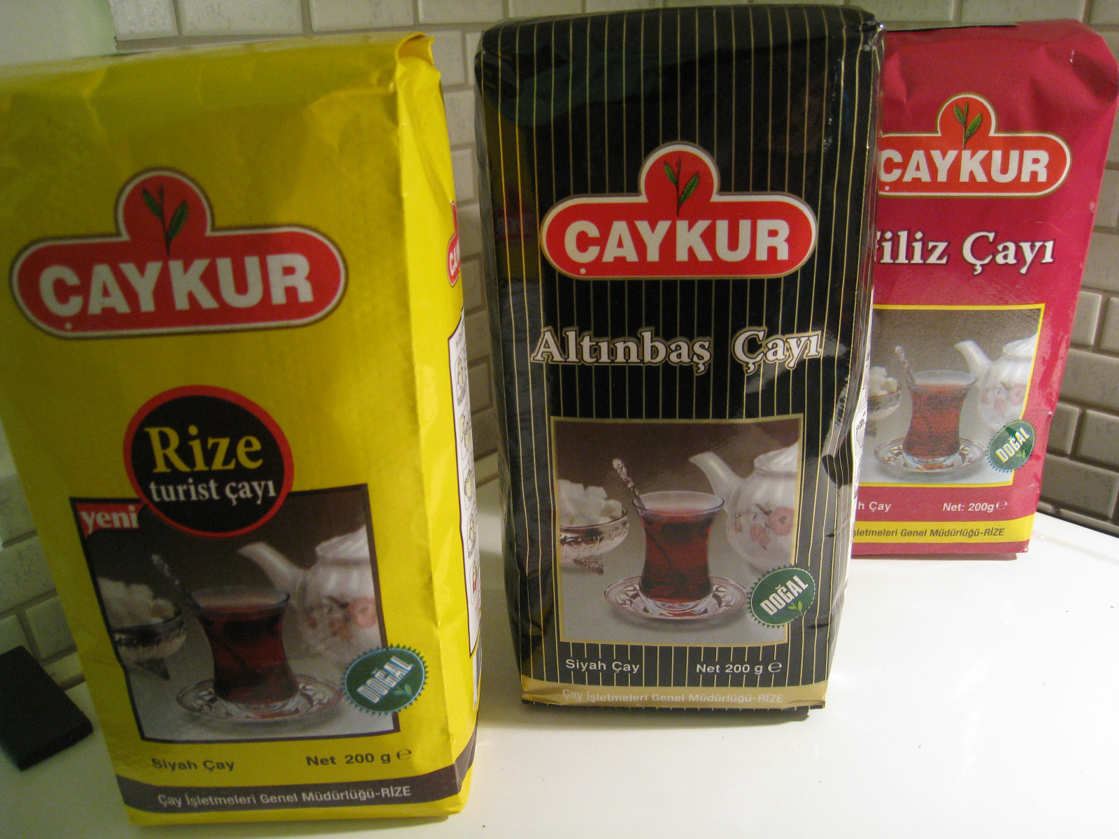 CAYKUR AUTHENTIC TURKISH BLACK TEA,Rize Tourist,Altinbaş,Filiz,Cay Cicegi 200gr.