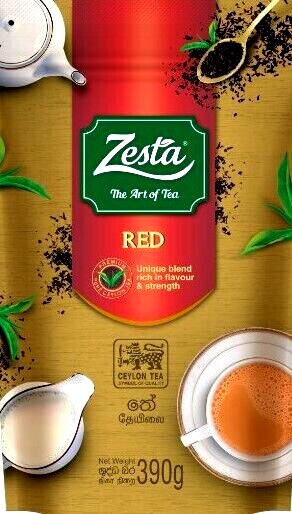 Zesta art of tea RED unique blend of premium pure Ceylon 390g