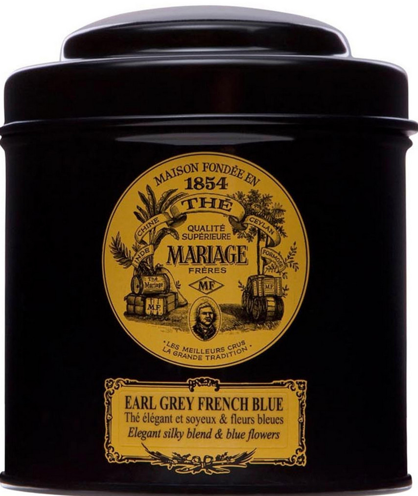 Black Tea, Earl Grey French Blue Tea 100g, Mariage Frères.