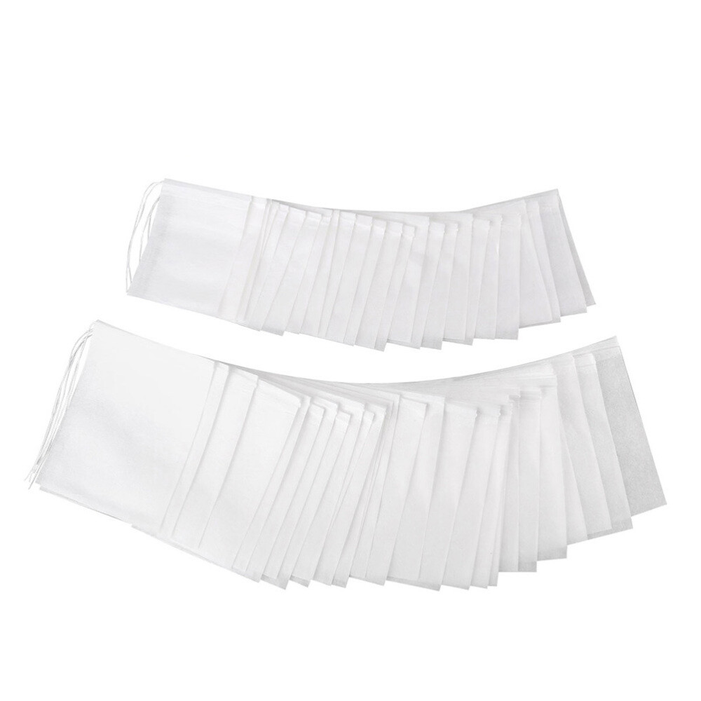 loose tea filter bags food strainer bag Drawstring Tea Bag Filter Portable Paper
