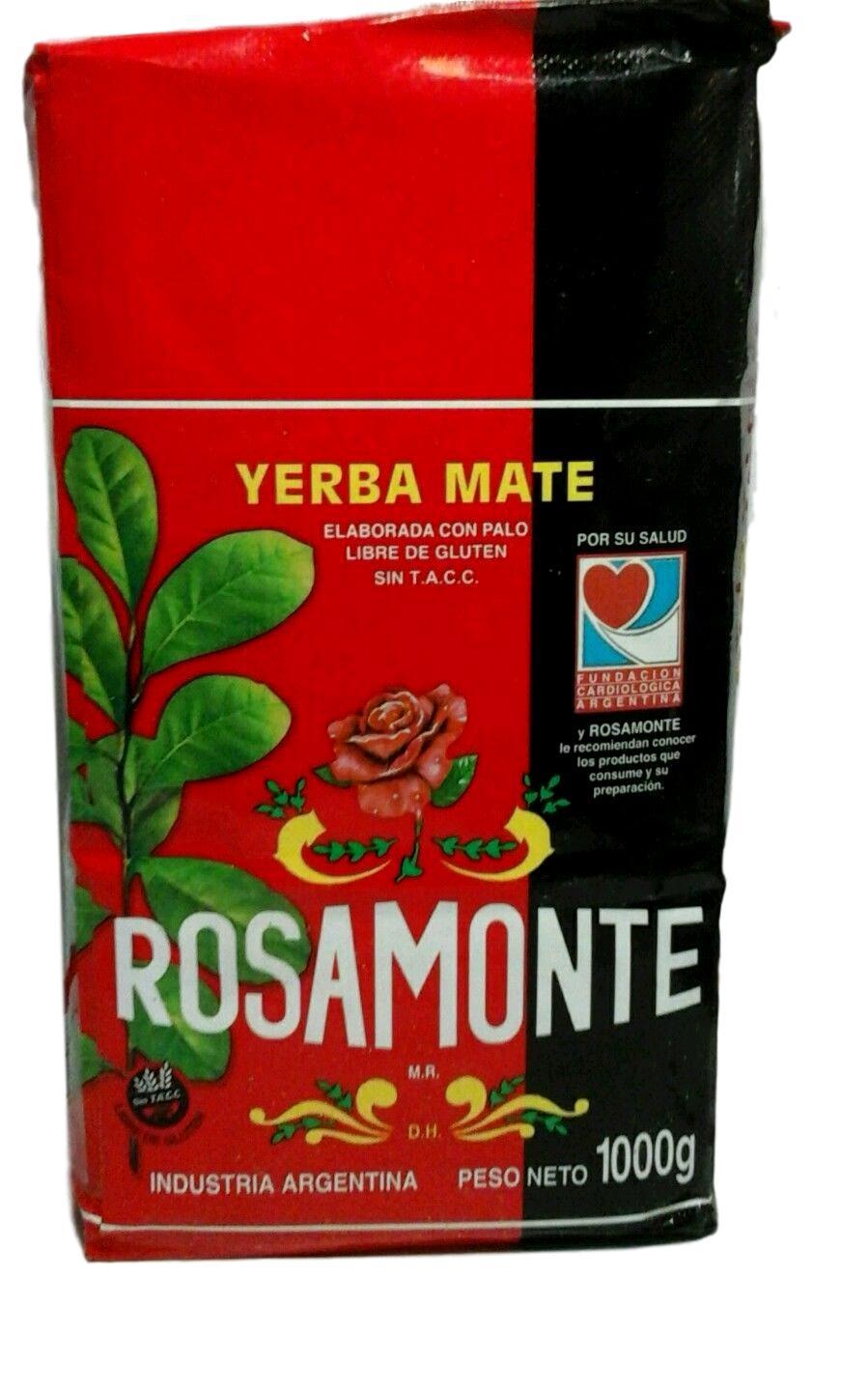 YERBA MATE ROSAMONTE 1KG-2.2LB “Ship from USA”