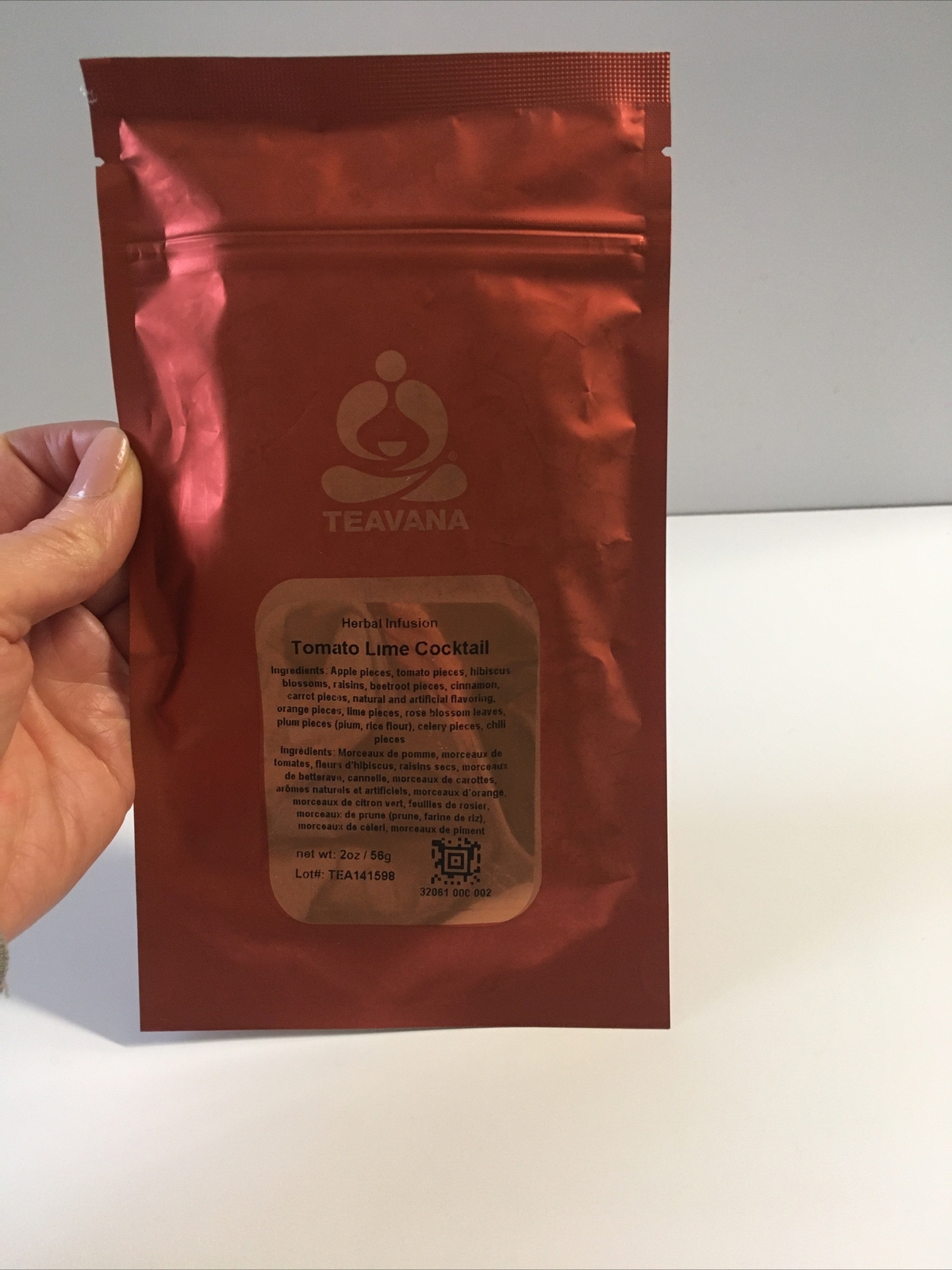 New Teavana Tomato Lime Cocktail 2 Ounces loose herbal tea leaf