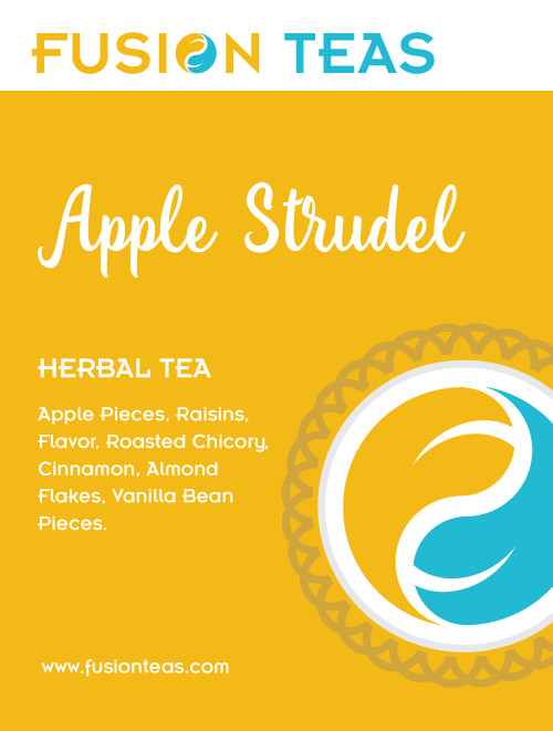 Apple Strudel Fruit Tea – Herbal Loose Leaf Tisane – Fusion Teas