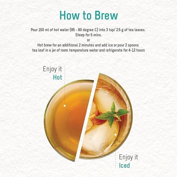 OH CHA – Green Tea, Afternoon Boost 35g Post Meal Digestive Tea with Rose petals