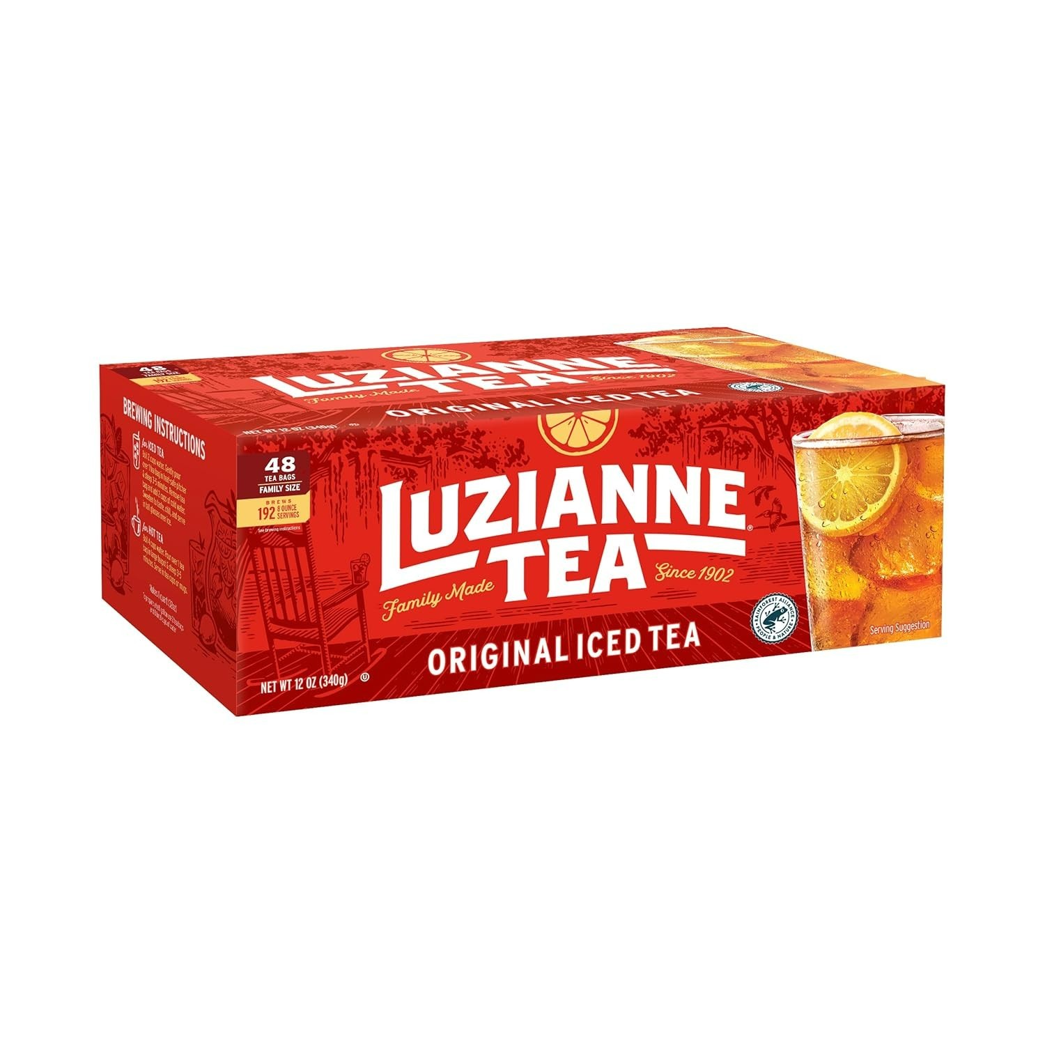 48 Count Unsweetened Iced Tea Bags for Family – Eco-Friendly Refreshment