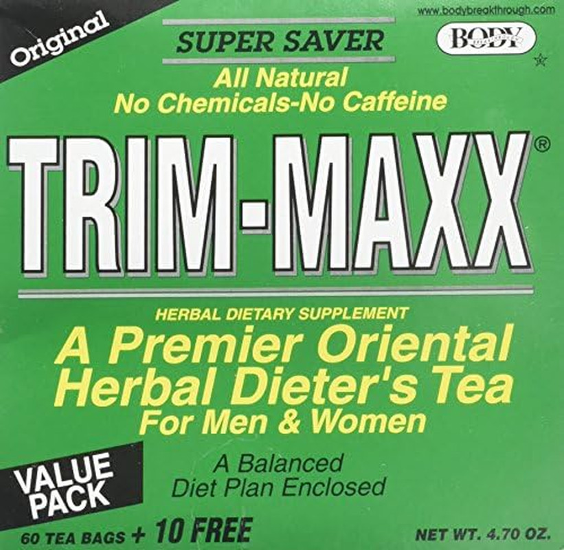 Trim Maxx Herbal Dieter’S Tea — 60 Tea Bags + 10 FREE