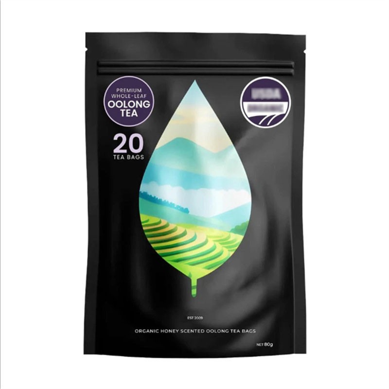 PiPi Tea Organic Oolong Tea Bags – Whole Leaf, 20 Bags (4g Each) – Cortisol & Ca