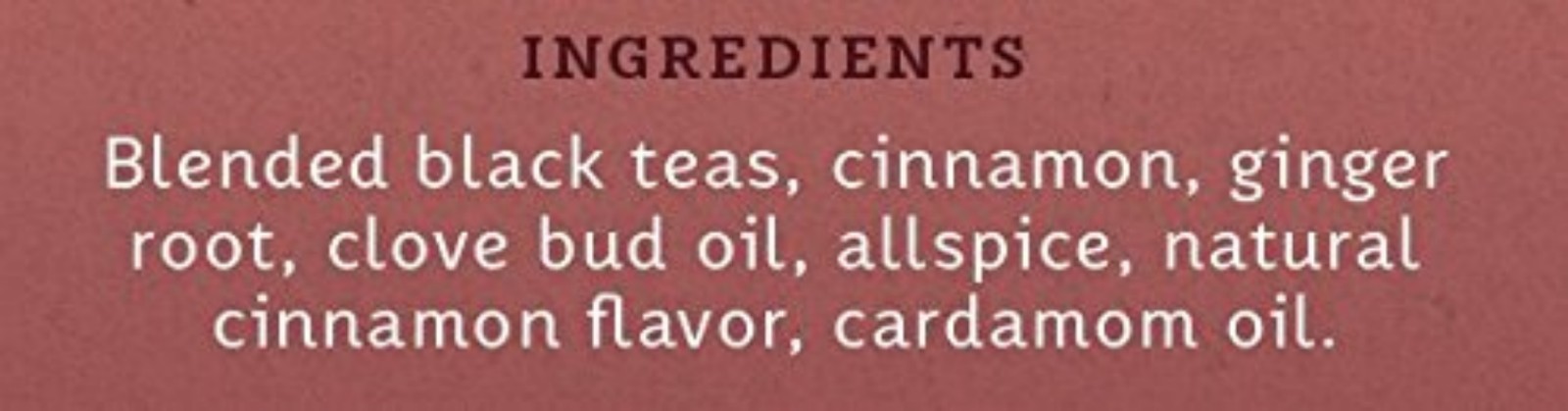 Double Spice Chai Black Tea – 100 Allergen-Free Bags for Instant Energy