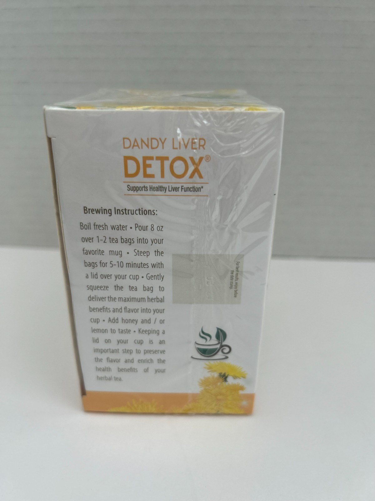 Lifestyle Awareness Teas, Caffeine Free Dandy Liver Detox Tea, 20 Count