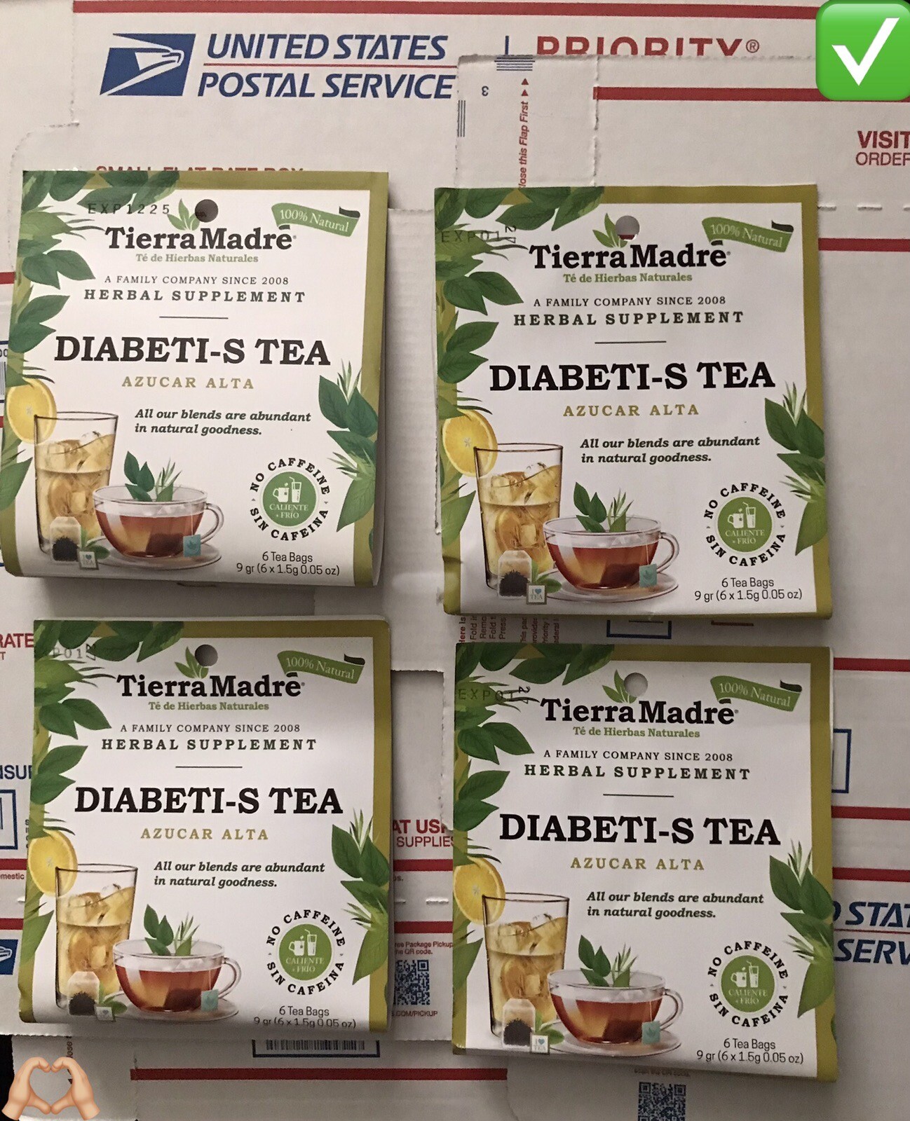 Tierra Madre,Diabeti~S TEA Herbal Supplement, Azucar Alta Tea (24 Tea Bags)