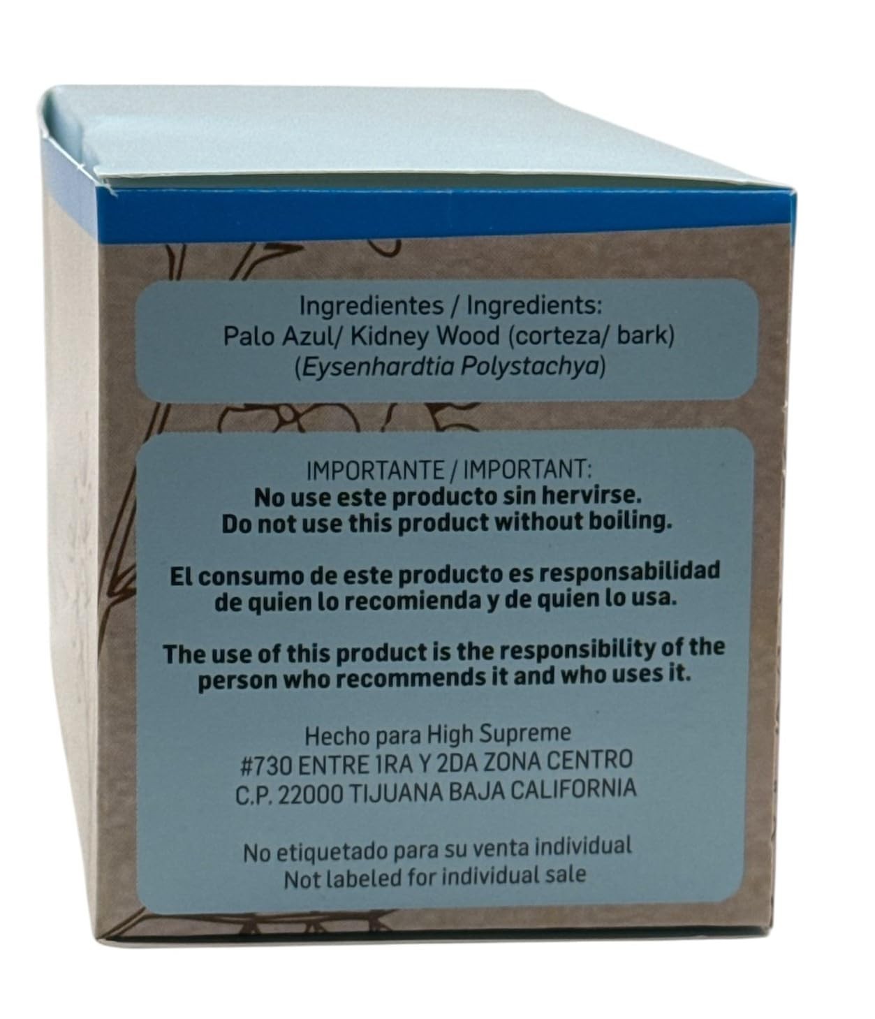 Authentic Palo Azul Tea Bags 100 Natural Vegan Non GMO 25 Bags Herbal Infusion