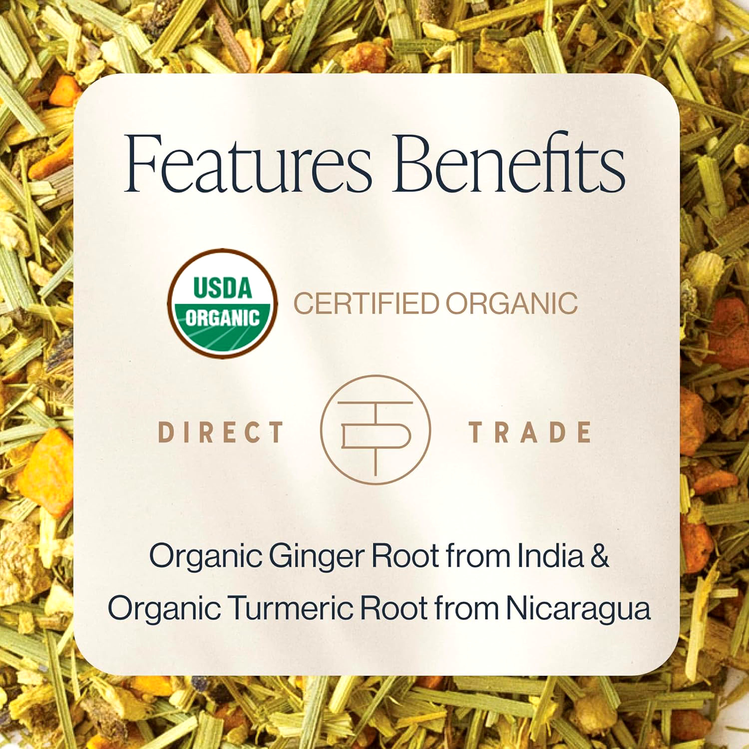 Rishi Tea Organic Turmeric Ginger Loose Leaf Tea, 2.82 OZ