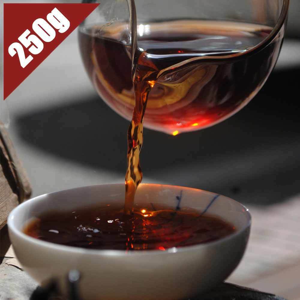 2013 Menghai 7562 Puer Tea Brick Shu Pu-erh Ripe Pu’er Tea 250g Bamboo Leaf Pack