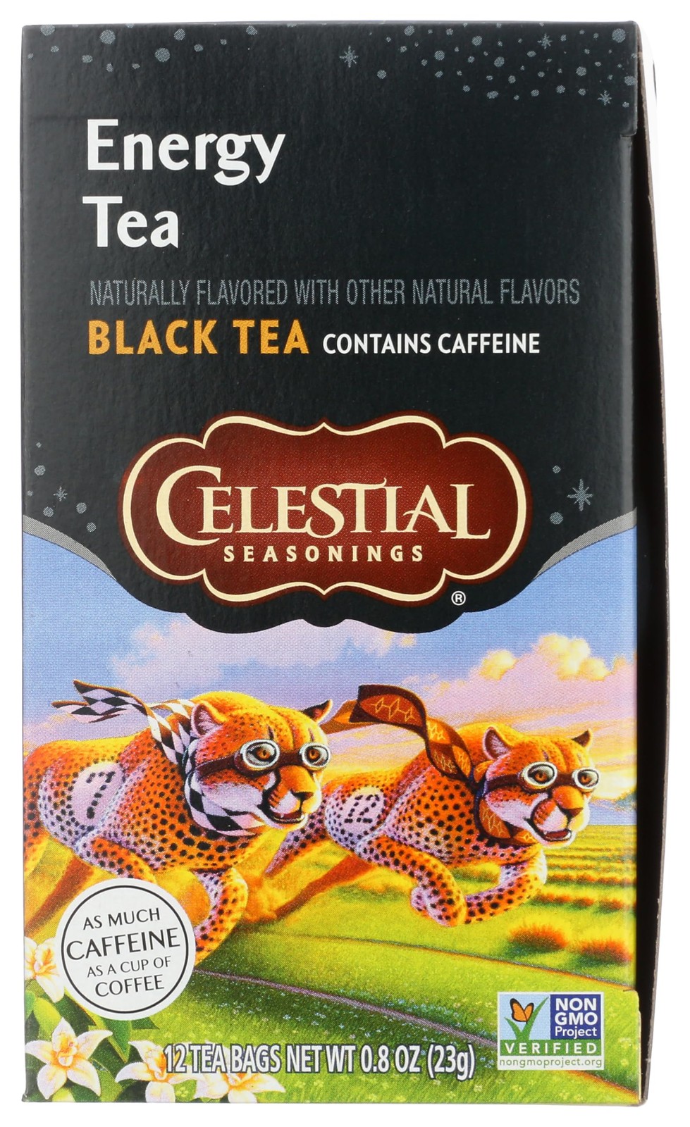 Tea Energy Black Tea With Vanilla 12 Count Caffeine Boost Gluten Free Nongmo