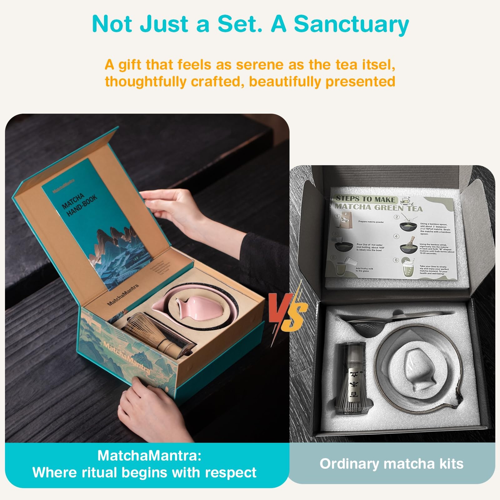 Premium Matcha Ceremony Set – Complete 9-Pcs Ritual Kit – Presented in Luxury…
