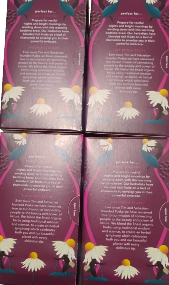 4x Pukka Organic Night Time Berry Overnight Wellness 20 Herbal Tea Sachets Each
