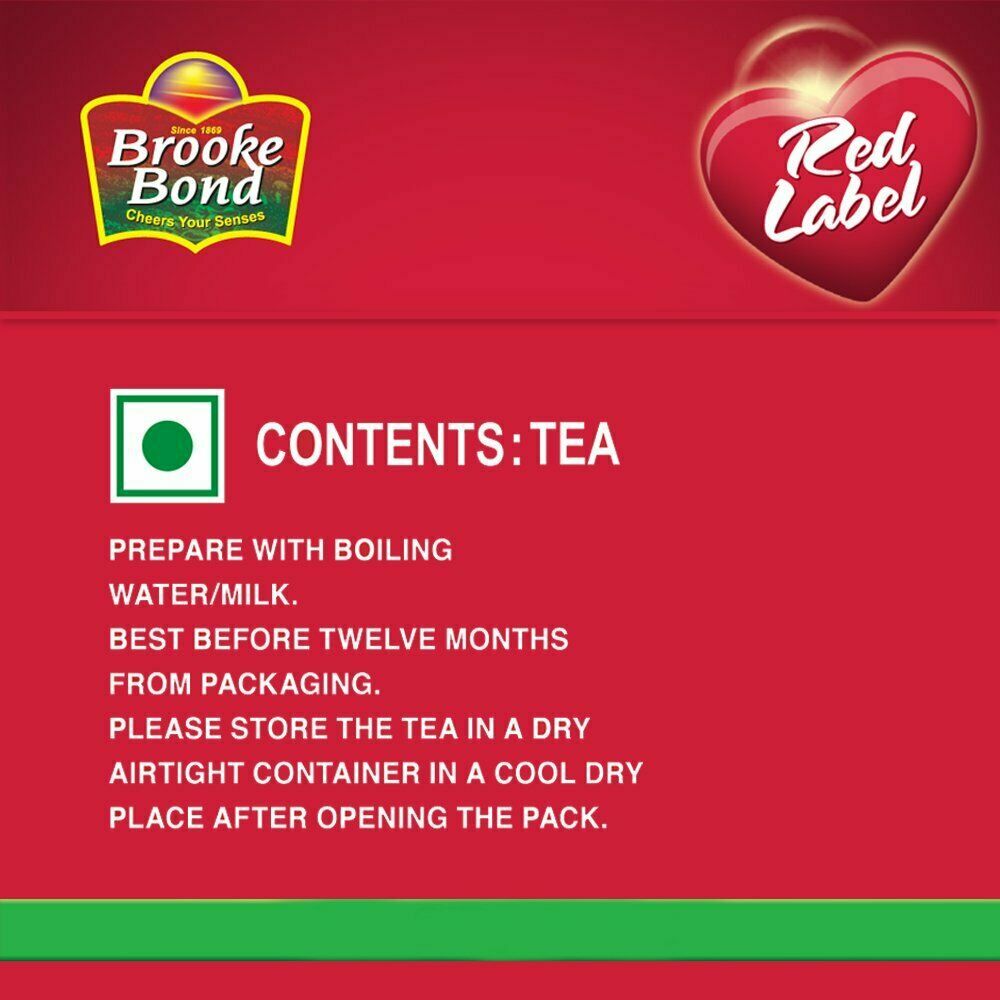 Red Label Tea, High Quality Blend Of Tea Rich In Healthy Flavonoids, Makes Tasty