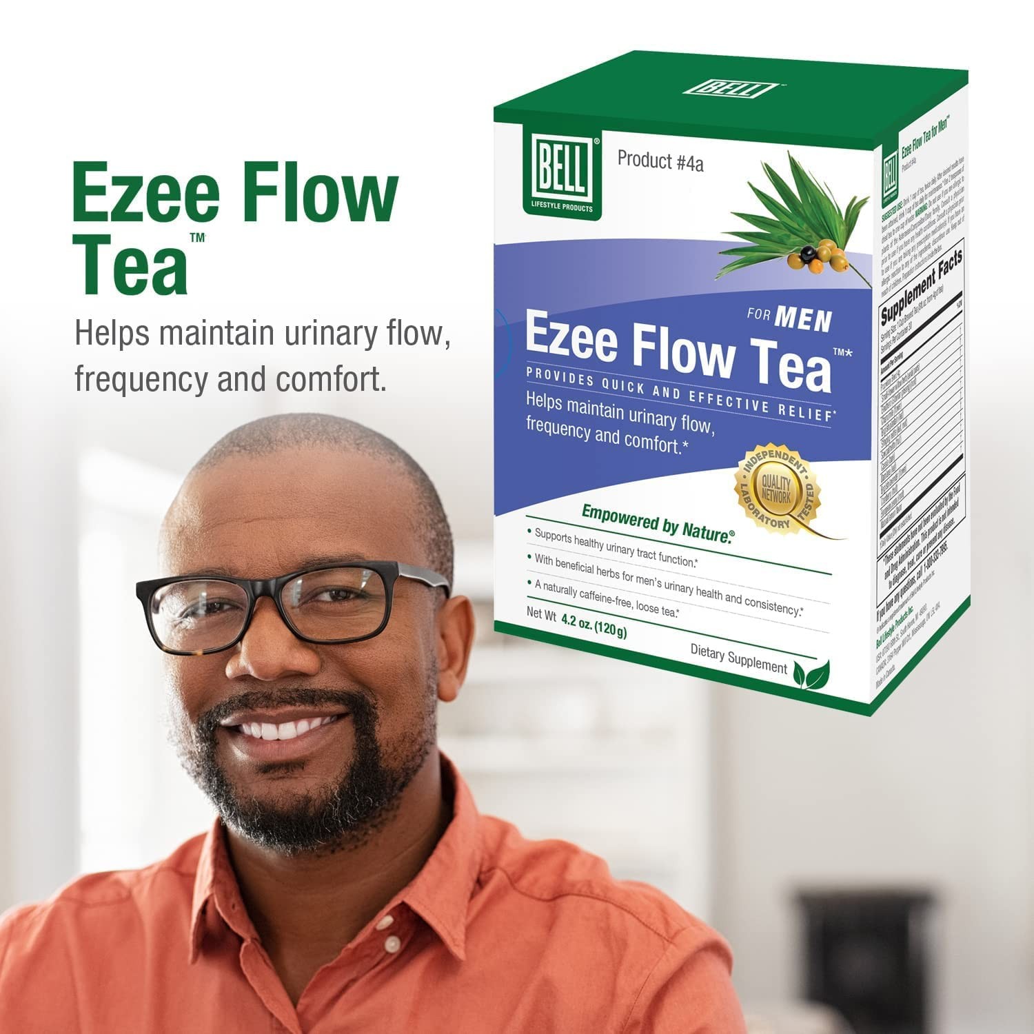 Bell Ezee Flow Tea for Men by Bell Lifestyle Products – 120g. 2-Pack