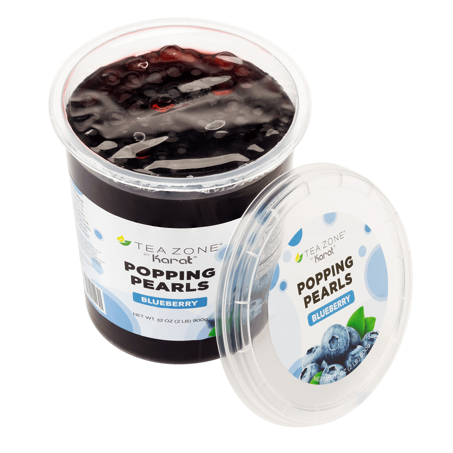 [12 Jars] Tea Zone Blueberry POPPING PEARLS™ (B2056, 2lbs)