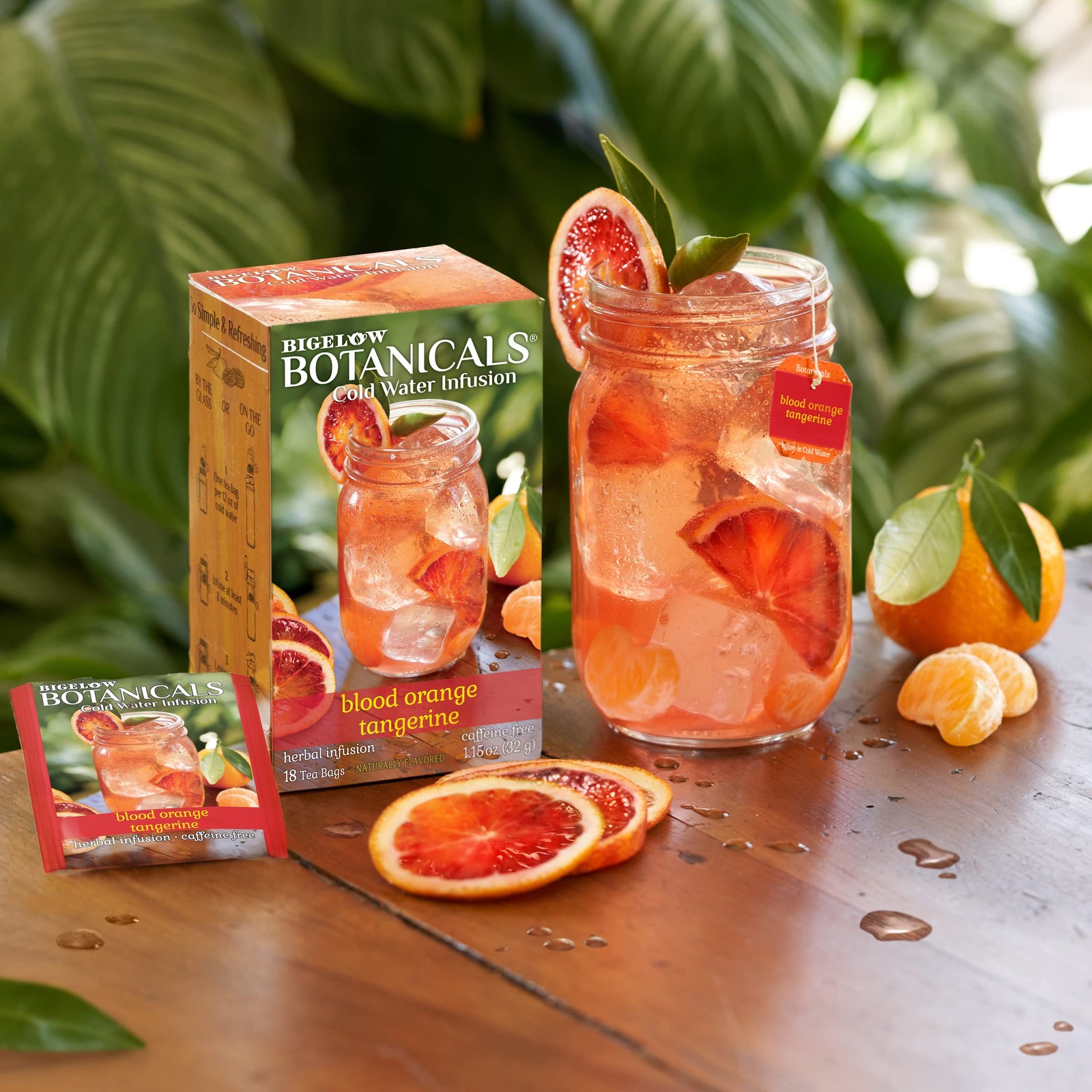 Bigelow Botanicals Cold Water Infusion Blood Orange Tangerine Herbal Tea 108 …