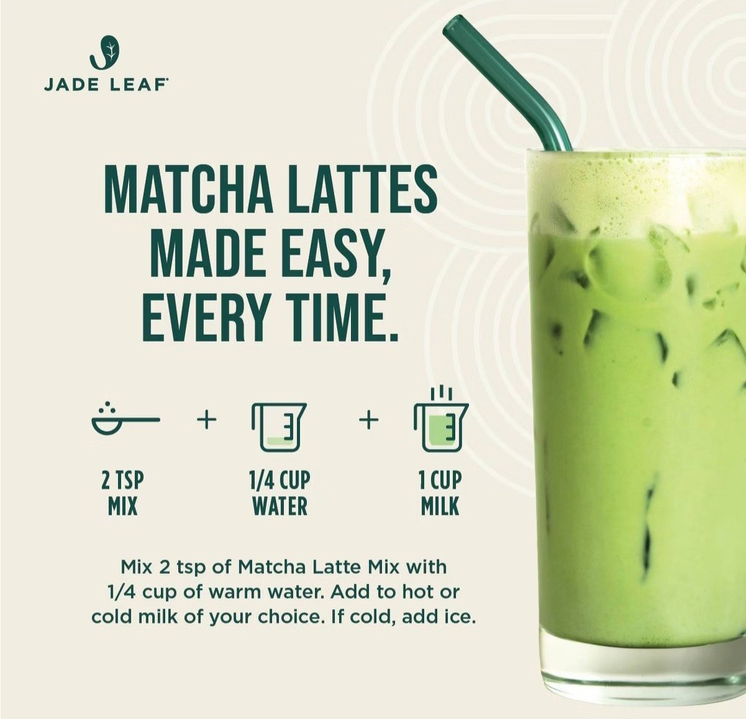 NEW!! Jade Leaf Pistachio Matcha Latte Mix 3.2oz Bag