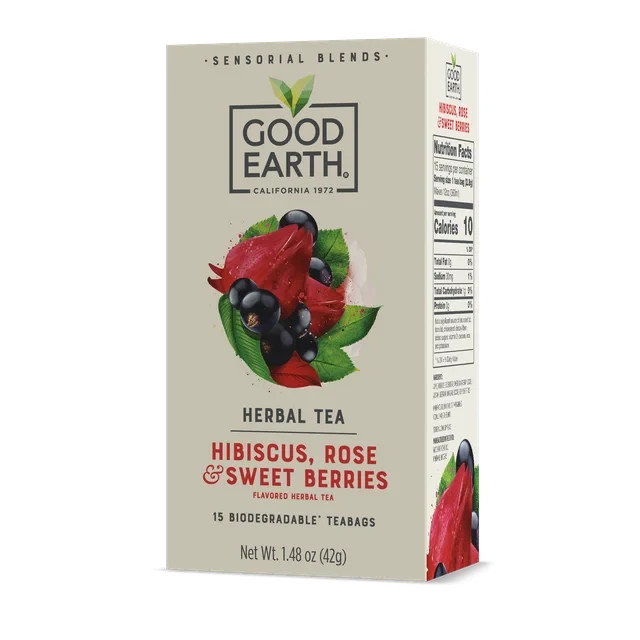 Good Earth Teas Sensorials Sweet Berries & Rose 15 bags