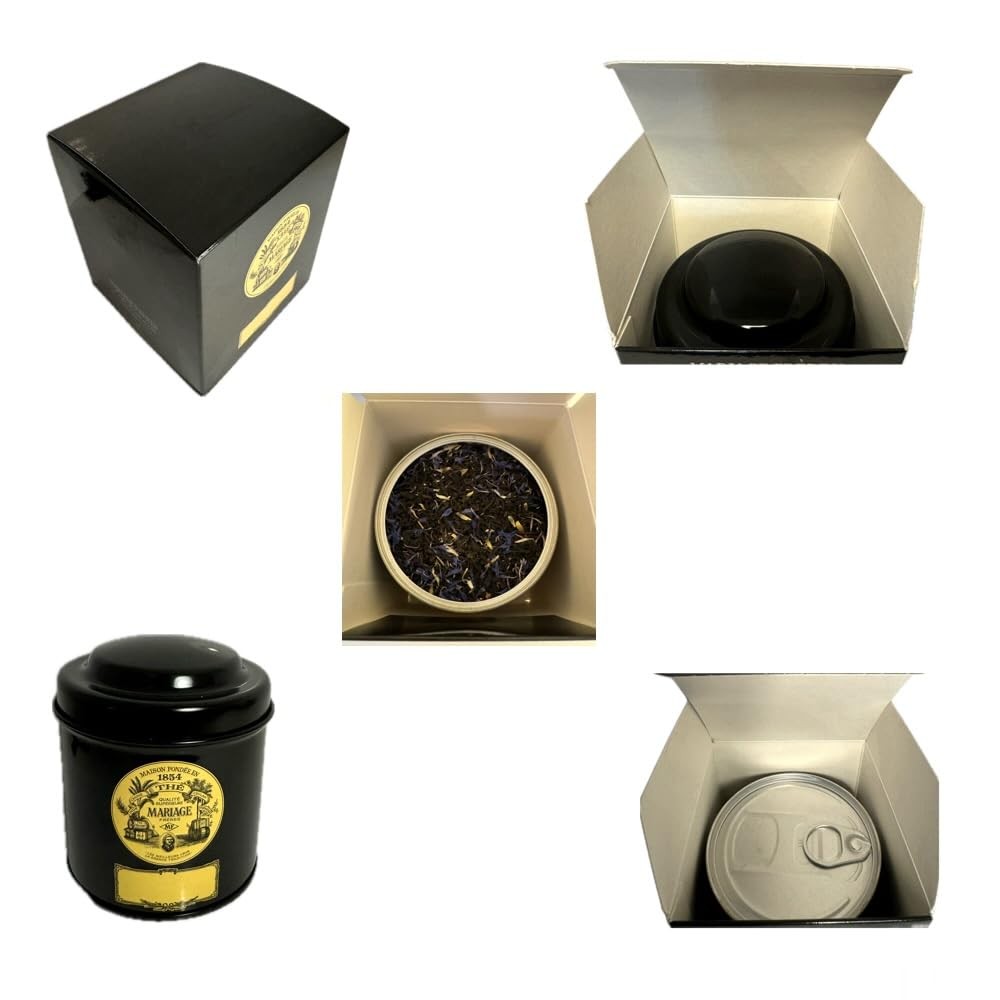 Mariage Freres Earl Grey French Blue, Black Tea 100g 3.5oz Loose (1 Pack)