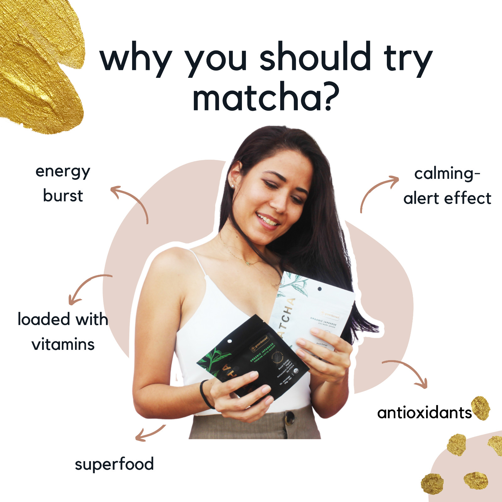 Te Verde Molido Japones Matcha Organico Calidad Premium Latte (50+ porciones)