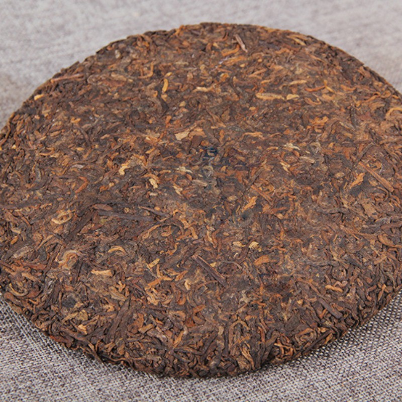 357g Premium Pu’er Dark Tea 2020 Classic Ripe Tea Cake Menghai Ancient Tree Tea
