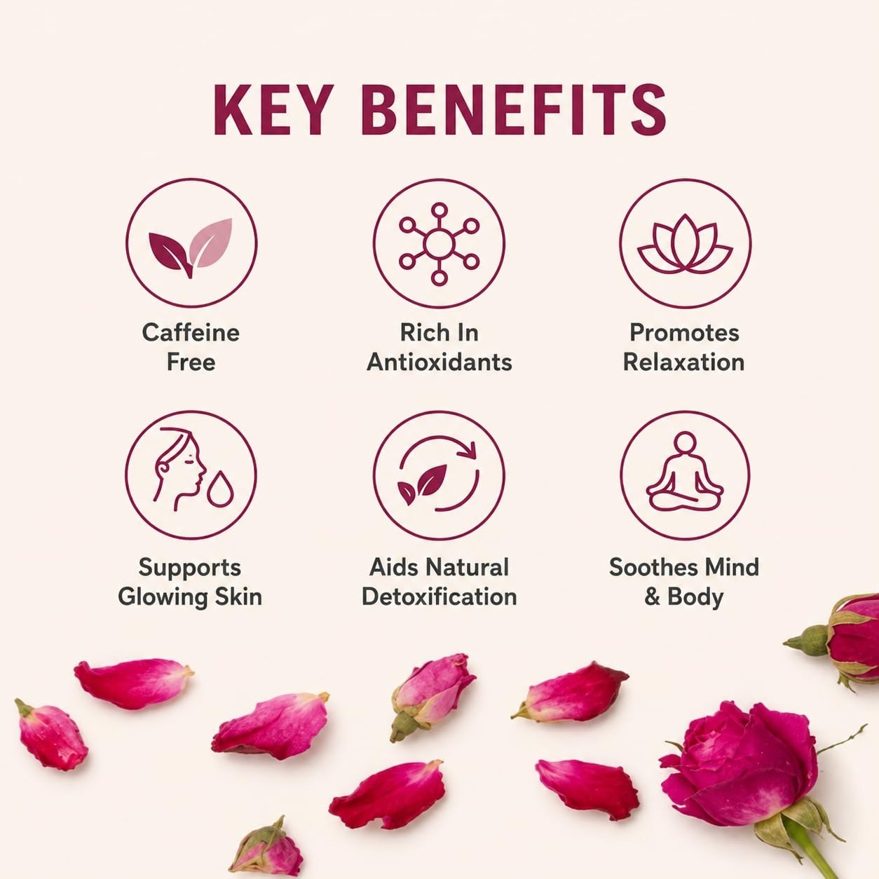 BLUE TEA – Rose Buds Tea – 30gm