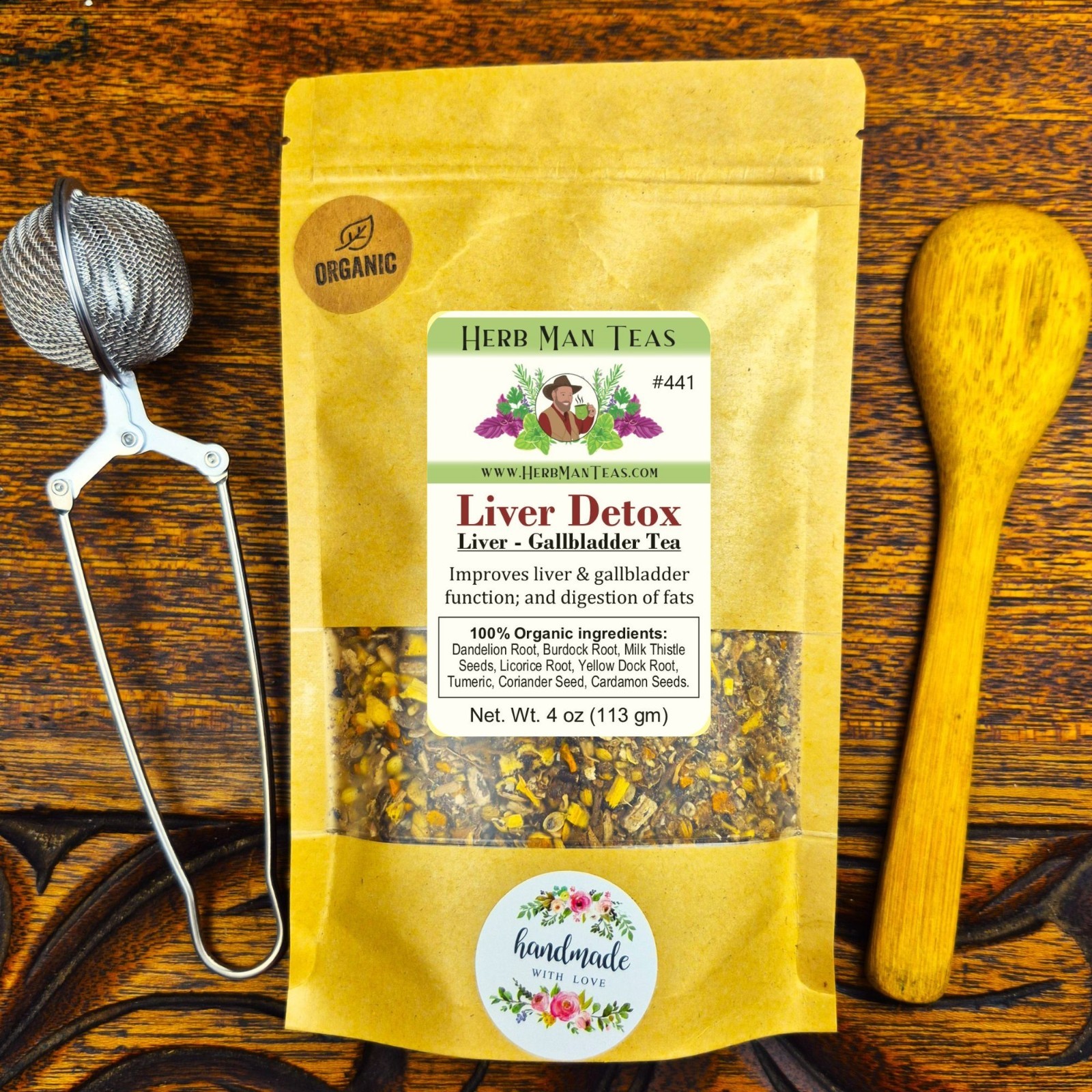LIVER TEA – effective liver-detoxing blend; lowers blood fat; clears gallstones