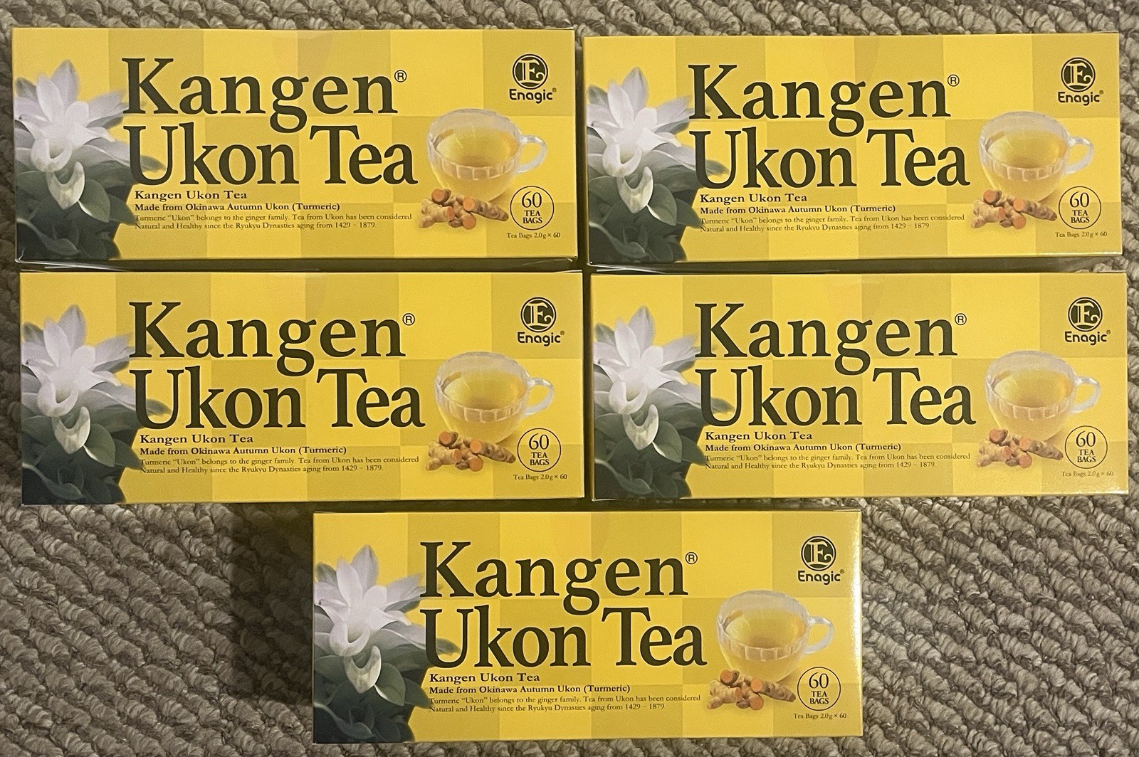 Enagic Kangen Ukon Turmeric Tea 60 Bags