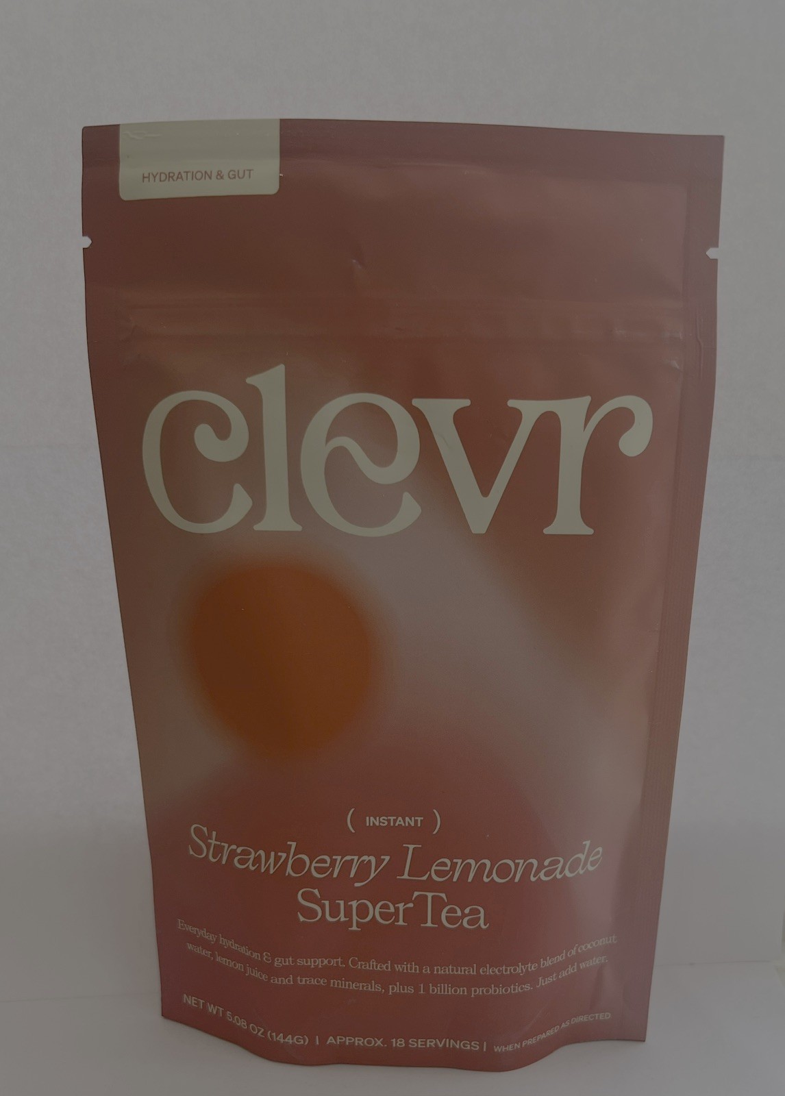 Clevr Hydration & Gut Strawberry Lemonade Supertea 5.08oz