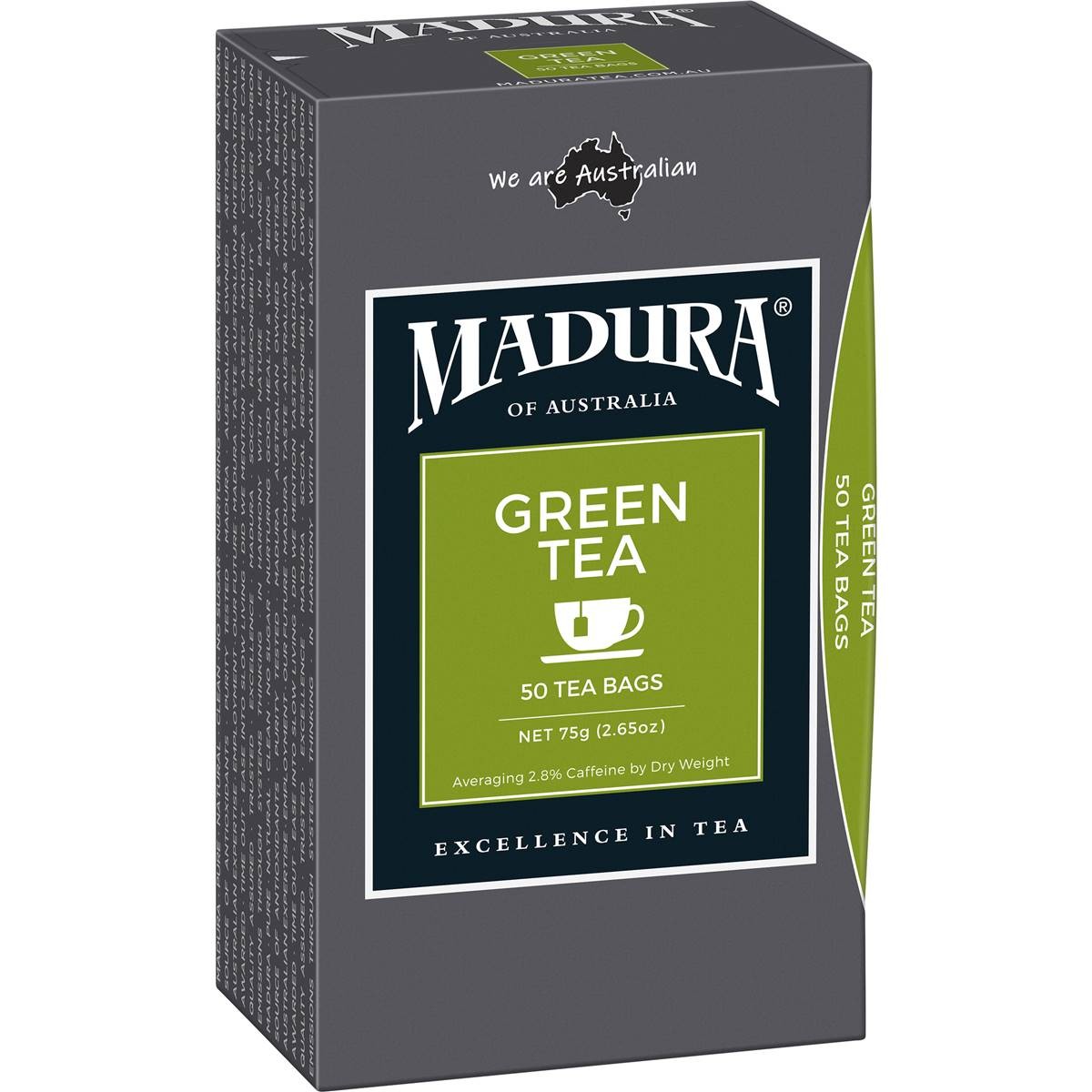 Madura Green Tea Bags 50 Pack