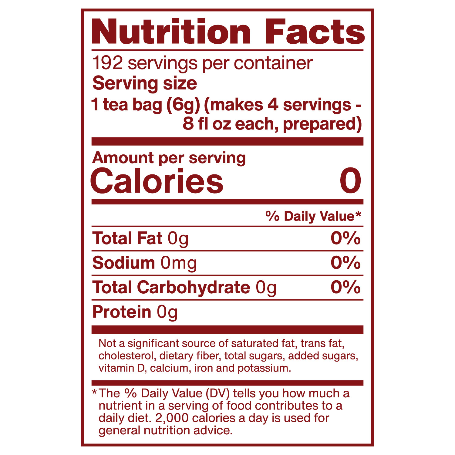 Luzianne Decaffeinated Black Iced Tea Bags, 48 Count FREE SHIPING ND FAST