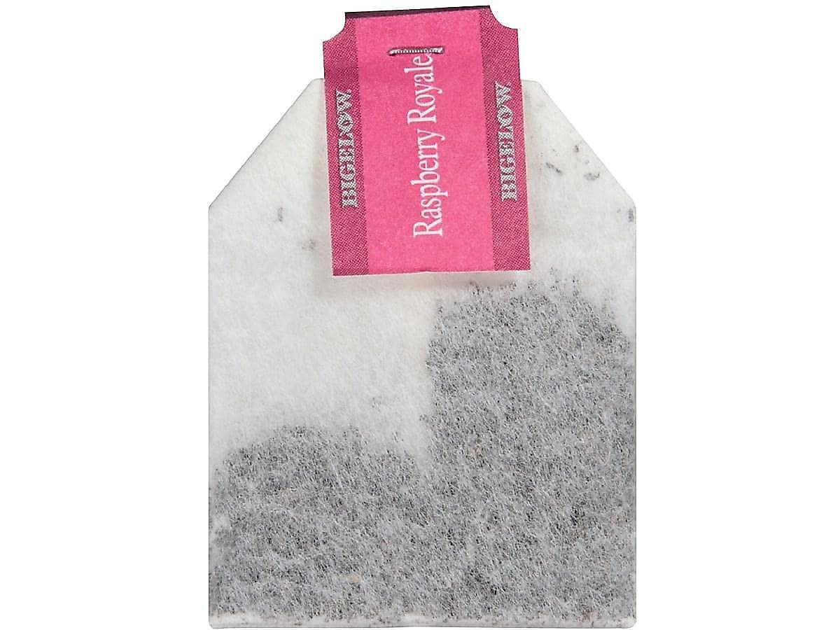 Raspberry Black Tea Bags 28 Count Box Hot Iced Tea Individually Wrapped