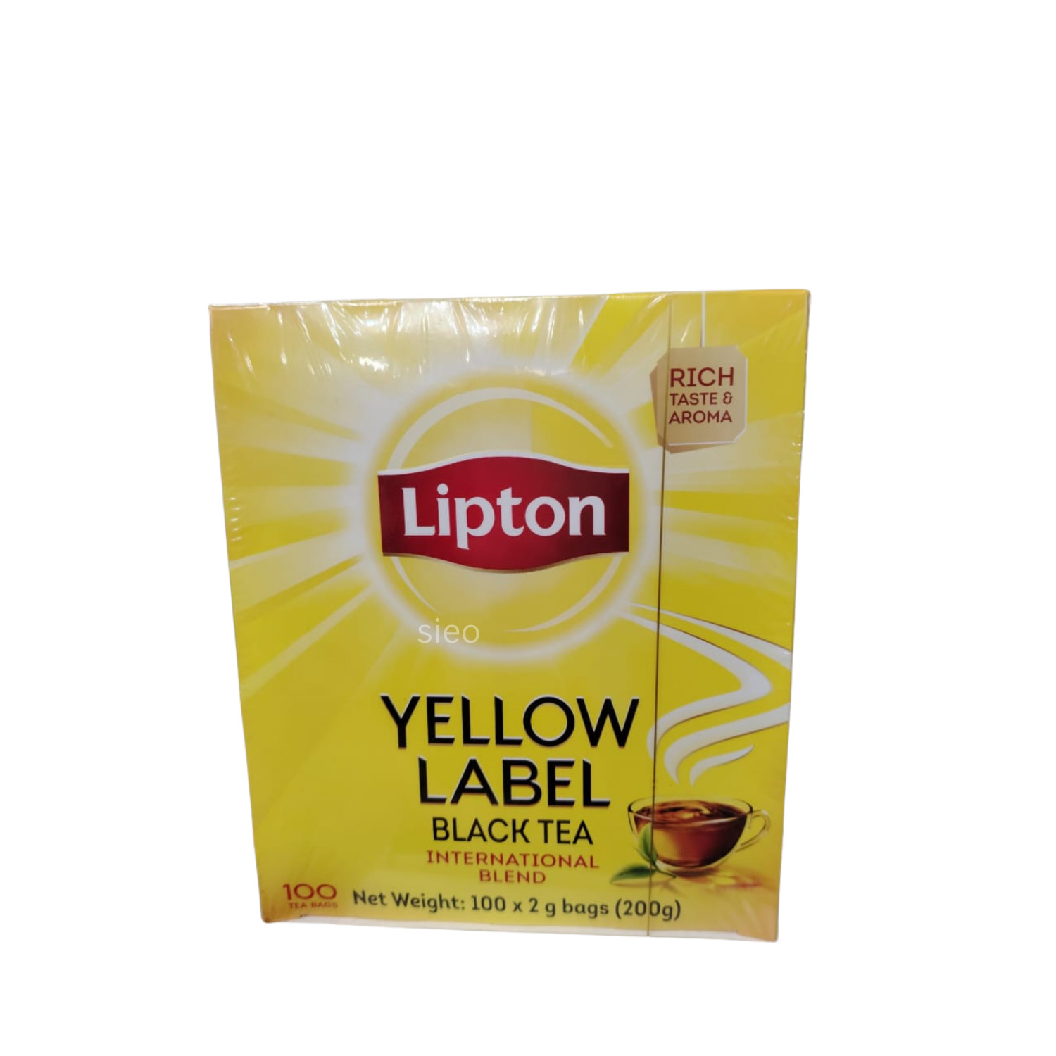 Lipton Yellow Label Black Tea International Blend 100 Tea Bags (2g) 200g