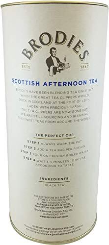 Brodies Tea, Scottish Afternoon Tea, 50 Count Tea Bags 4.4 Ounce