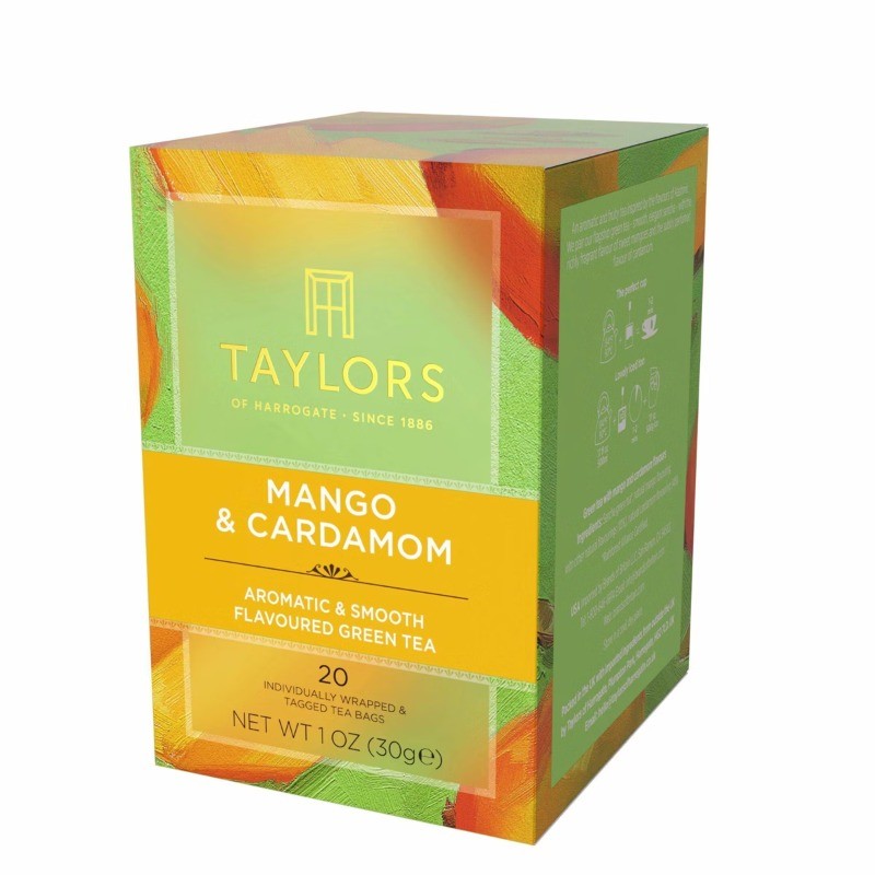 Mango & Cardamom Green Tea Bags – 60ct