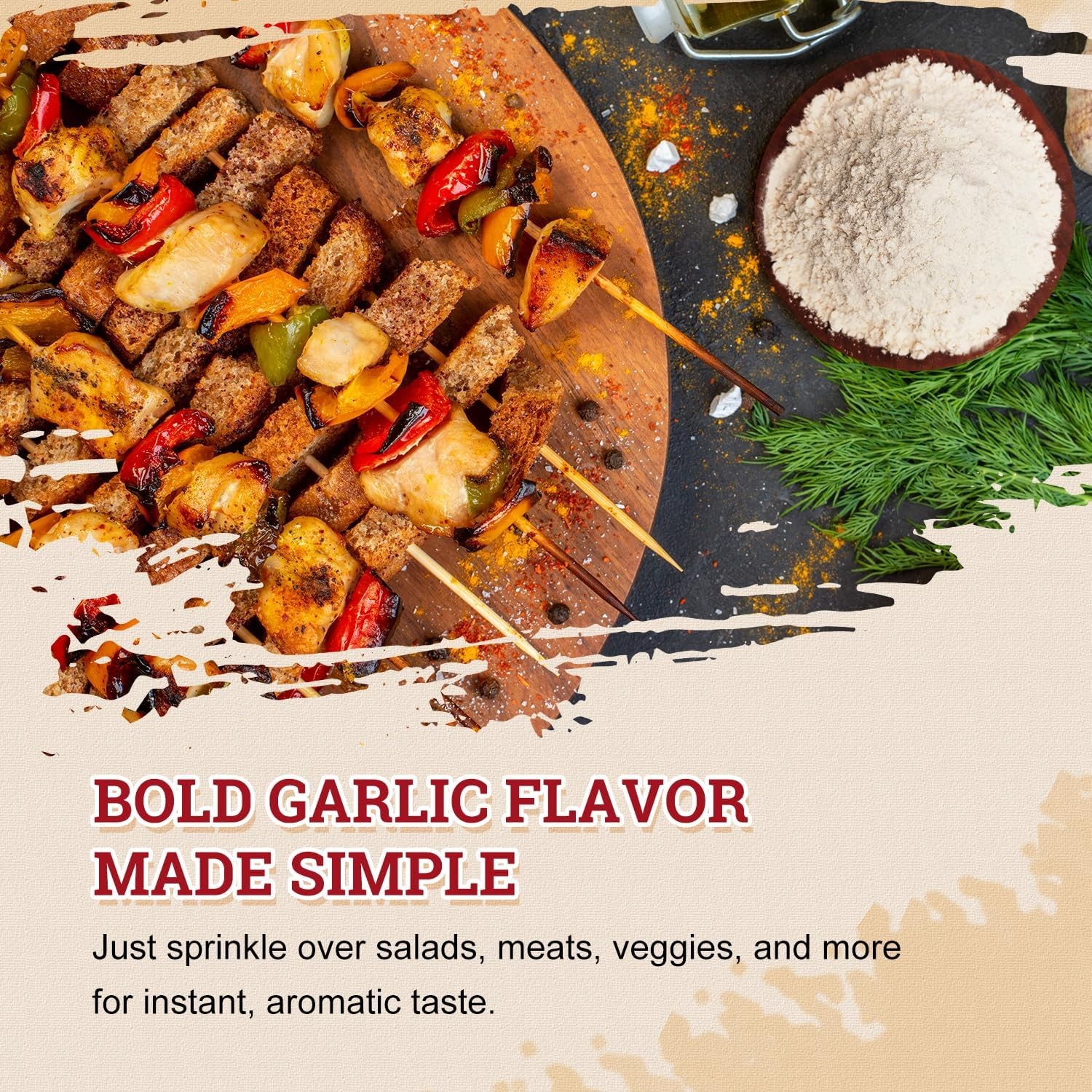 Garlic Powder 22 oz (1.54Lb), Fine Gluten Free Seasoning for Cooking – Enhance