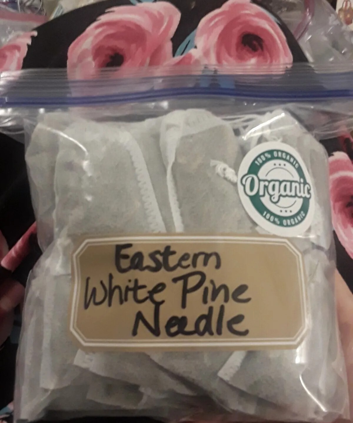 Lot: 30/31 PC Organic Eastern White Pine Needle Tea Bags Fresh Harvest Pack Bag