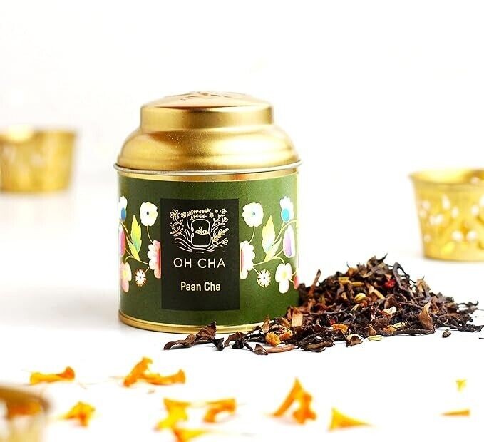 OH CHA – Paan Chai Whole Leaf Darjeeling Tea 35g for Metabolism and Digestion.