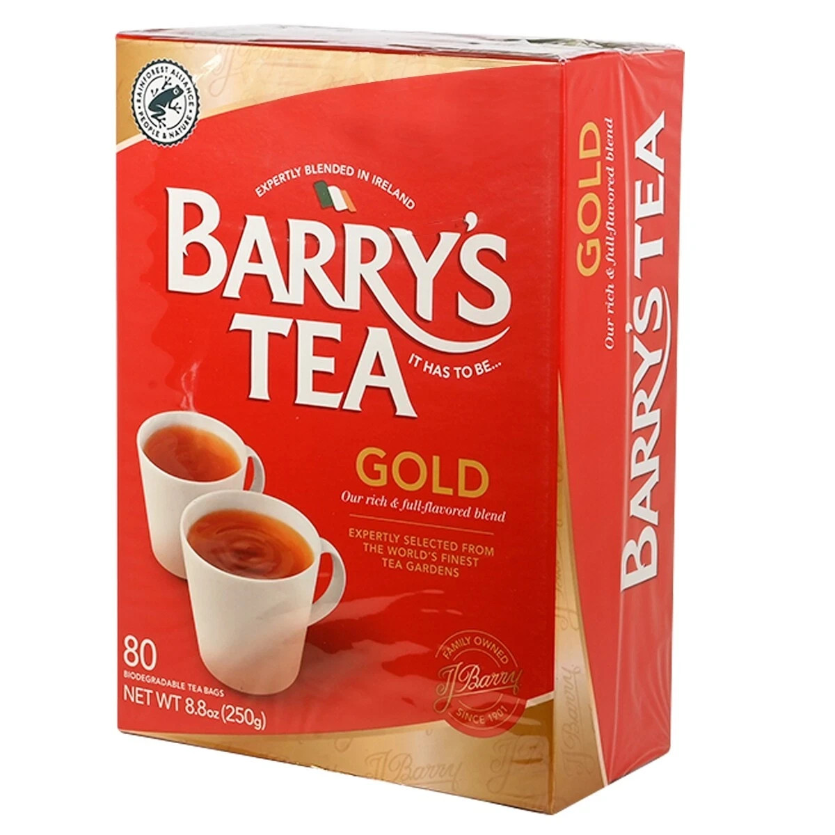 Barry’s Tea Gold Blend Tea bags – 80 ct, Pack of 4