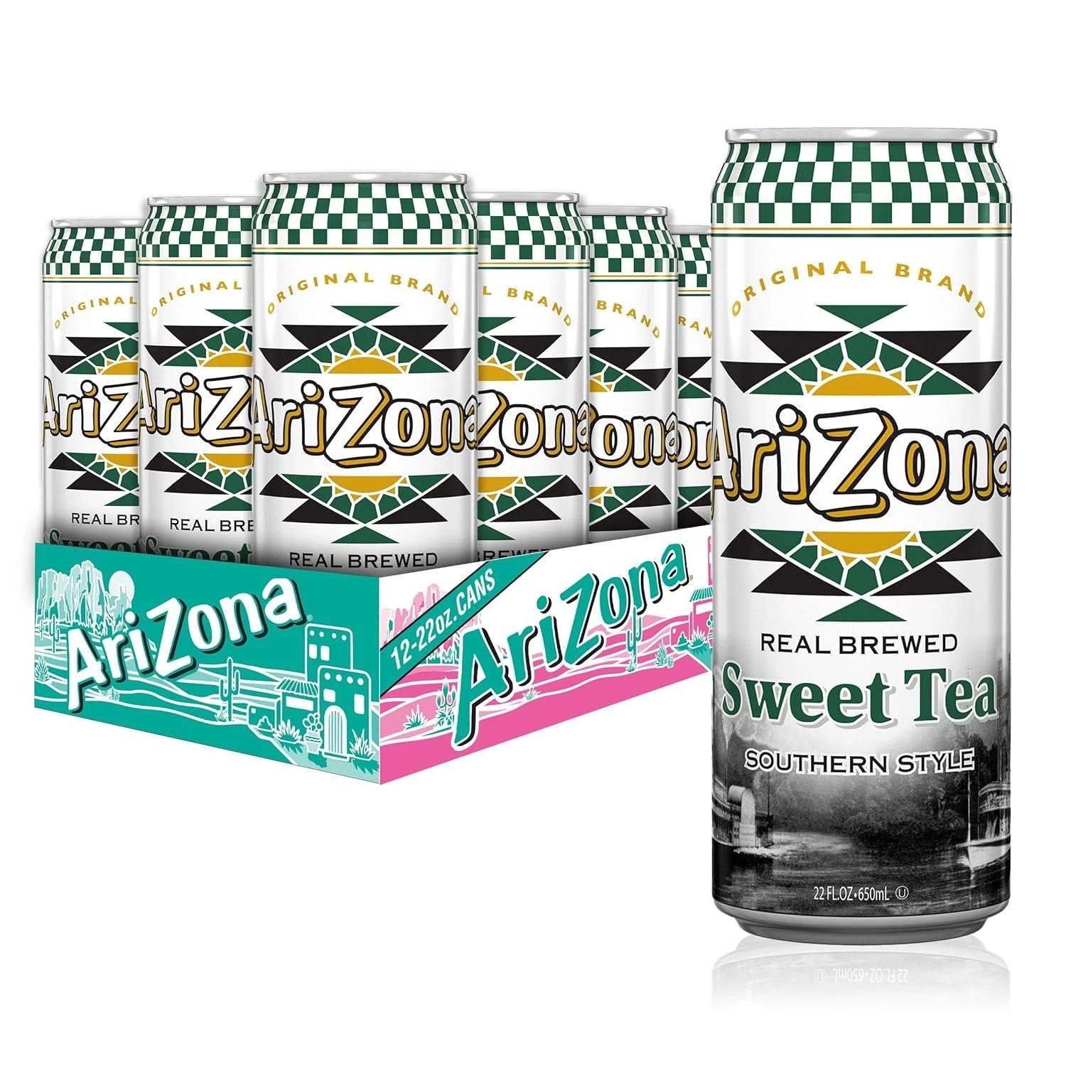 Arizona Sweet Tea – Big Can, 22 Fl Oz Pack of 12