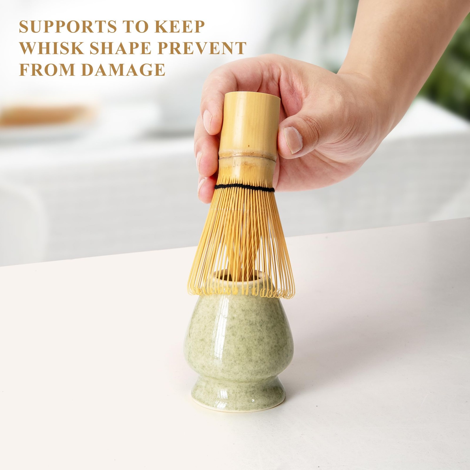Matcha Kit – Complete Matcha Set with Bamboo Whisk, Bowl with Spout, Scoop